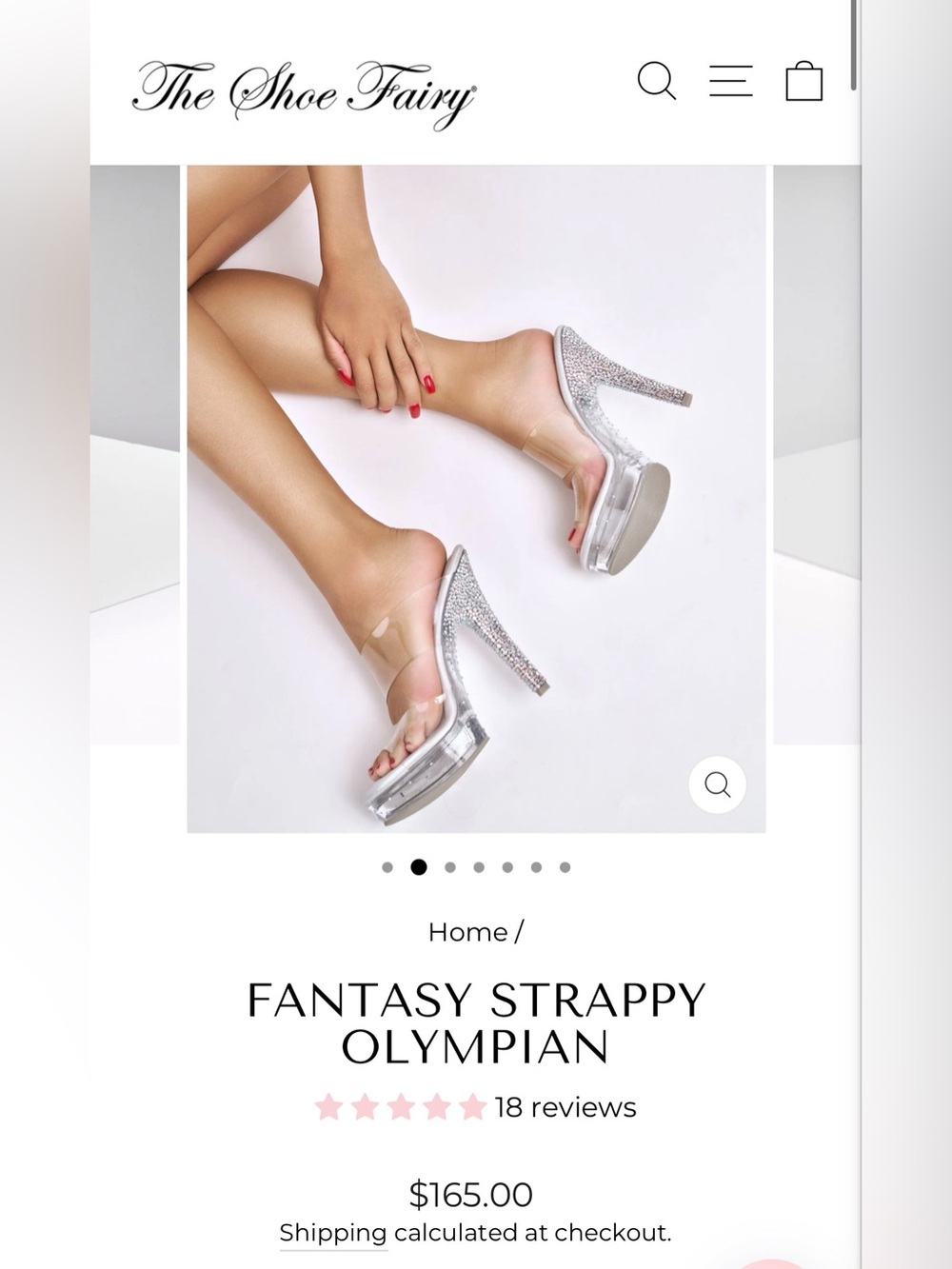 The Shoe Fairy Fantasy Strappy Olympian